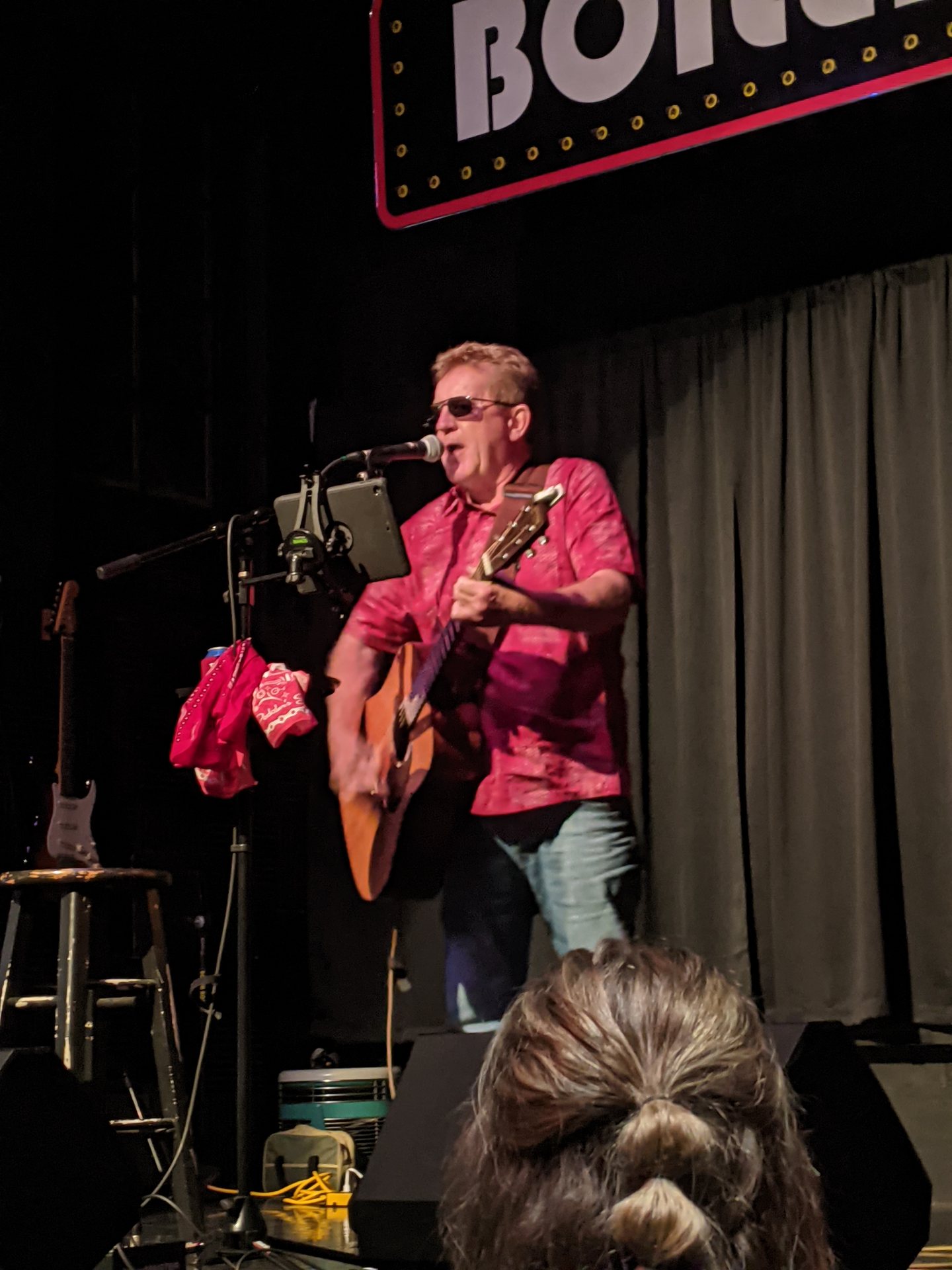 Mel Hughes performing live
